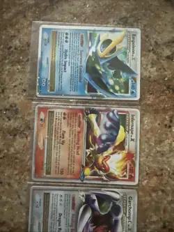 Pokemon TCG 5 Card Lot - Garchomp C LV.X, Arceus LV.X, emploeon Lv x and 2 infer - Image 5