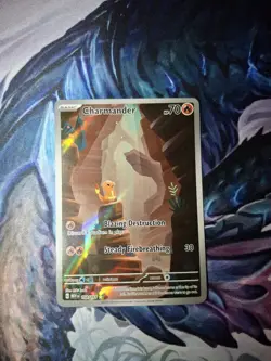 Pokemon Charmander TCG Scarlet Violet-151 Holo Illustration Rare Card 168/165 - Image 1