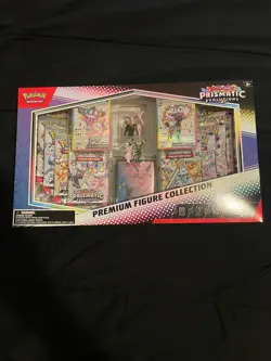 Pokemon TCG Prismatic Evolutions Premium Figure Collection Factory Sealed New - Image 1