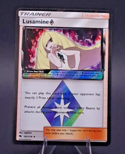 🔥 Lusamine Prism Star 182/214 - Lost Thunder - NEAR MINT / MINT - Pokemon TCG - Image 1