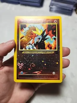 Entei Reverse Holo 34 Pokemon WOTC Black Star Promo Tcg - Image 1