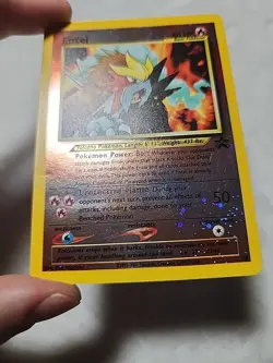 Entei Reverse Holo 34 Pokemon WOTC Black Star Promo Tcg - Image 2