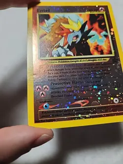 Entei Reverse Holo 34 Pokemon WOTC Black Star Promo Tcg - Image 3