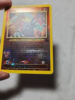 Entei Reverse Holo 34 Pokemon WOTC Black Star Promo Tcg - Image 4