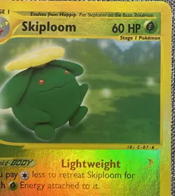 Pokemon TCG: Skiploom #60/147 Aquapolis Set Reverse Holo NM Condition - Image 3