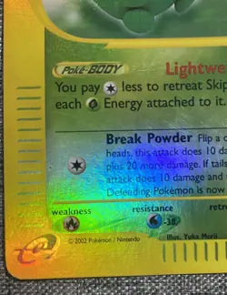 Pokemon TCG: Skiploom #60/147 Aquapolis Set Reverse Holo NM Condition - Image 5