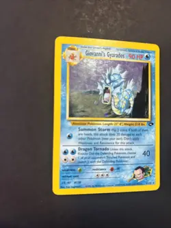 Pokemon TCG Giovanni's Gyarados Gym Challenge 5/132 WOTC Unlimited Holo Rare - Image 3