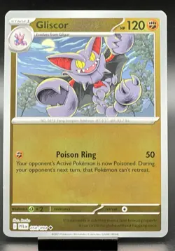 Pokemon Gliscor 050/094 Reverse Holo Phantasmal Flames NM - Image 1