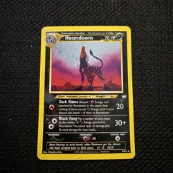 Pokemon Houndoom Neo Revelation Holo Rare 8/64 - Image 1