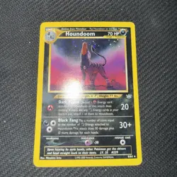 Pokemon Houndoom Neo Revelation Holo Rare 8/64 - Image 3