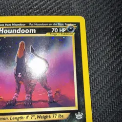 Pokemon Houndoom Neo Revelation Holo Rare 8/64 - Image 5