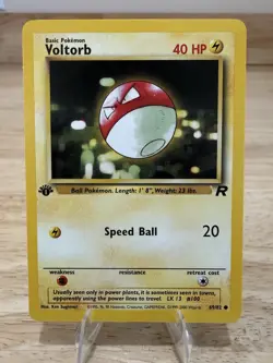 Pokemon Voltorb 1st Edition Team Rocket 69/82 1999-2000 Wizards - Image 1