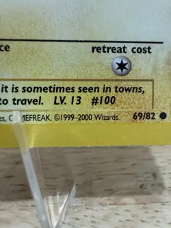 Pokemon Voltorb 1st Edition Team Rocket 69/82 1999-2000 Wizards - Image 2