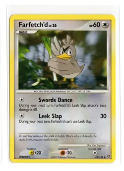 2007 Pokemon Secret Wonders Farfetch’d 49 Uncommon - Image 1