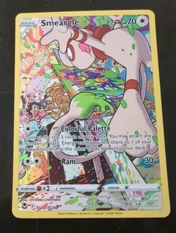 ⭐Pokemon Smeargle Silver Tempest Full Art Trainer Gallery TG10 Ultra Rare 10 NM - Image 1