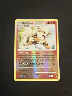 Pokemon Arcanine 22/132 Reverse Holo Secret Wonders LP/MP - Image 1
