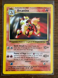 Pokemon TCG Arcanine Wizards Black Star Promos #6 Promo - Image 1