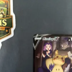 Pokemon TCG Mimikyu V TG16 Brilliant Stars Trainer Gallery Mint - Image 4