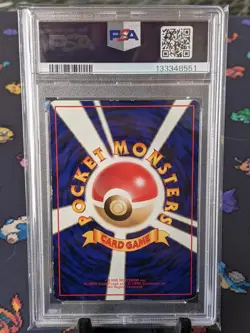 1998 Pokemon Japanese Rhydon #112 Glossy Vending Series 3 PSA 6 EX-MT - Image 2