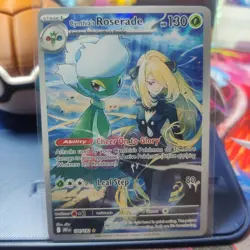 Cynthia’s Roserade 184/182 – SV10 Destined Rivals IR Holo – NM Pokemon TCG - Image 1