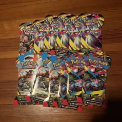 Pokemon Mega Evolution Sleeved Booster Pack Lot Of 12 Sealed - Image 1
