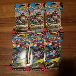Pokemon Mega Evolution Sleeved Booster Pack Lot Of 12 Sealed - Image 3