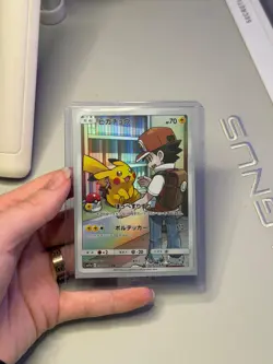 Pokemon Pikachu 054/049 CHR Dream League SM11b Japanese NM - Image 1