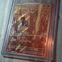 Pokemon TCG Deino Sv: White Flare 146/086 Illustration Rare Holo 80 HP - Image 1