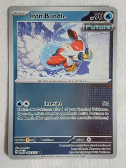 Iron Bundle 62/167 Twilight Masquerade Rare Holo Pokemon TCG - Image 1