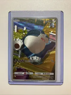 Pokemon Snorlax Pocket TCG Custom Made Fan Art Holo With Texture - Image 1