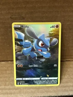 Pokemon TCG Riolu Ultra Rare Crown Zenith: Galarian Gallery GG26/GG70 NM - Image 1