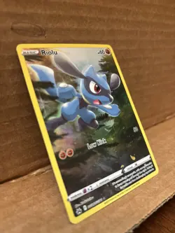 Pokemon TCG Riolu Ultra Rare Crown Zenith: Galarian Gallery GG26/GG70 NM - Image 2