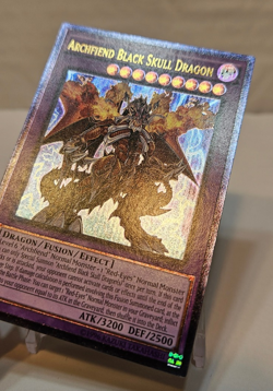 Ultimate Rare Archfiend Black Skull Dragon CORE-EN048 Unlimited Yugioh 1063 - Image 3