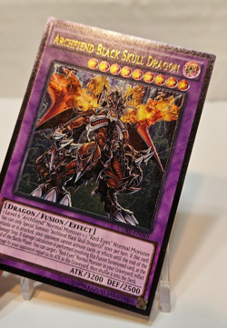 Ultimate Rare Archfiend Black Skull Dragon CORE-EN048 Unlimited Yugioh 1063 - Image 4