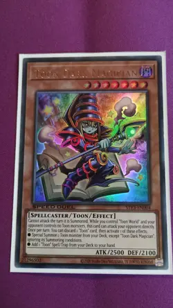 TOON DARK MAGICIAN STP3-EN004 Ultra Rare Near Mint Yugioh Unlimited - Image 1