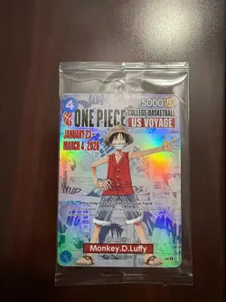 Monkey.D.Luffy (055) (College Basketball US Voyage) P-055 One Piece Promotion... - Image 1
