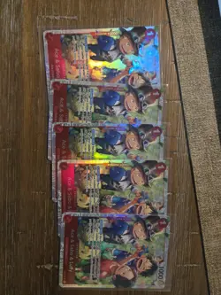 Ace & Sabo & Luffy OP13-007 SR - One Piece TCG English Near-Mint - Image 2