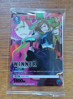Union Arena TCG WINNER, Nobara Kugisaki Sealed English - Image 1