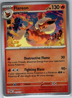 Flareon Poke Ball 013/131 SV: Prismatic Evolutions - Pokemon Card - NM - Image 1