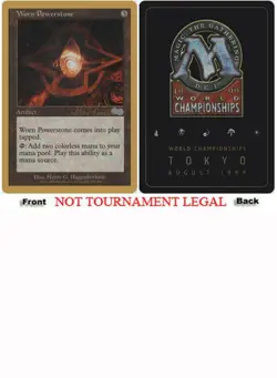 Worn Powerstone (Kai Budde - 1999) World Championship NM Uncommon CARD ABUGames - Image 1