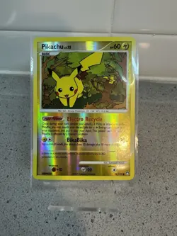 Pokemon TCG Pikachu Reverse Holo Card Mysterious Treasures 94/123 NEAR MINT - Image 1