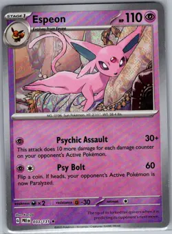 Espeon Poke Ball 033/131 SV: Prismatic Evolutions - Pokemon Card - NM - Image 1