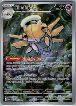 Shedinja 144/132 ME01: Mega Evolution - Pokemon Card - NM - Image 1