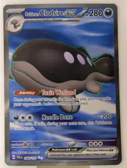 Paldean Clodsire ex 244/193 Paldea Evolved Full Art Pokemon Card LP-NM - Image 1