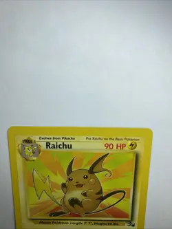 Pokemon TCG Raichu Fossil Card 29/62 1999 Base Set Rare Non-Holo Vintage WOTC - Image 5