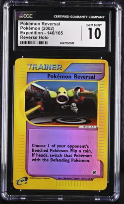 CGC 10 Pokemon Reversal Expedition 146/165 Reverse Holo Pokemon Card - Image 1