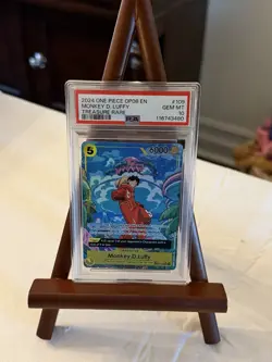 One Piece Monkey D. Luffy OP07-109 Treasure Rare Card PSA 10 - Image 1