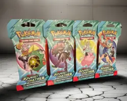 Pokemon Trading Card Game Journey Together Booster Pack Set English 4 Packs - Image 2