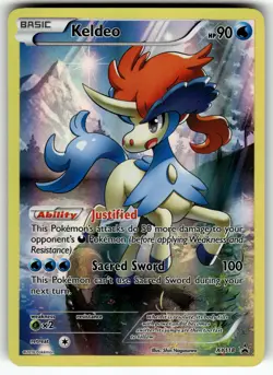 Keldeo XY118 XY Promos LP Pokemon Card TCG - Image 1