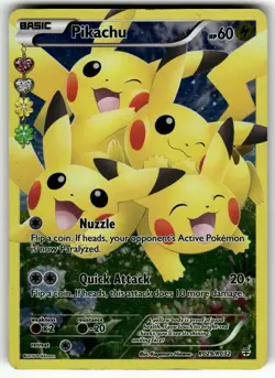 Pikachu (Full Art) RC29/RC32 Generations: Radiant Collection MP Pokemon Card TCG - Image 1